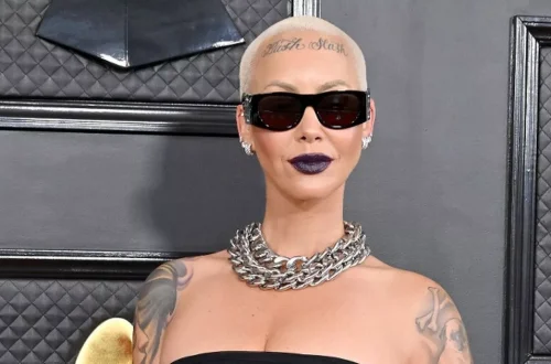 Amber Rose American model portrait