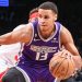 Keegan Murray playing for the Sacramento Kings during an NBA game