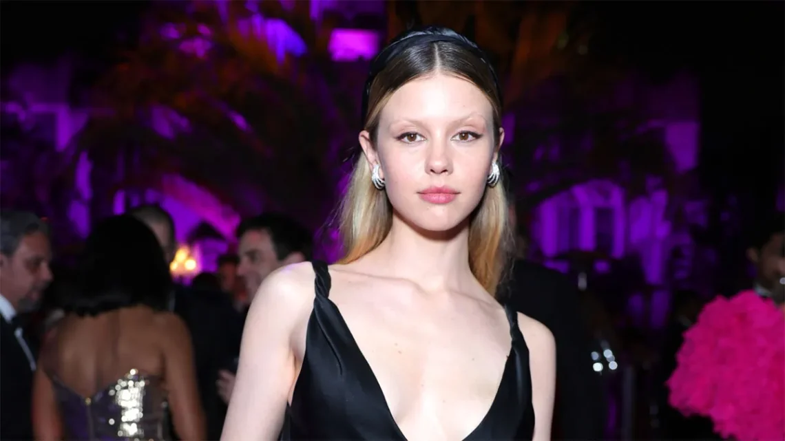 Mia Goth attending a film premiere event